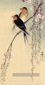 Hirondelles avec fleur de cerisier Ohara KOSON oiseaux